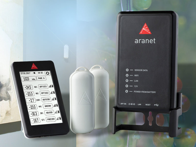 Aranet: Umweltmonitoring mit Funkdatenloggern