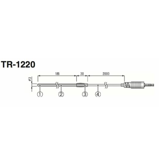 TR-71 U.W. externer Temperatur-Sensor mit Edelstahlgehuse