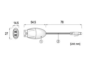 TCM-3010 Eingangsmodul Thermoelement für Funk Datenlogger...