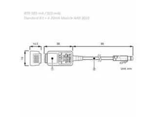 AIM-3010 Eingangsmodul 4-20mA für Funk Datenlogger RTR505B