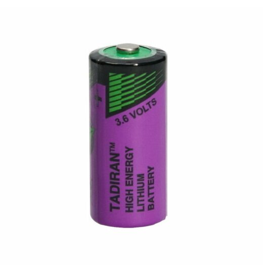 Batterie fr Datenlogger, Li-Thionylchlorid 2/3AA, 3.6V 1,5 Ah