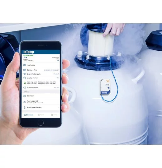 InTemp CX703 Bluetooth Cryo-Datenlogger
