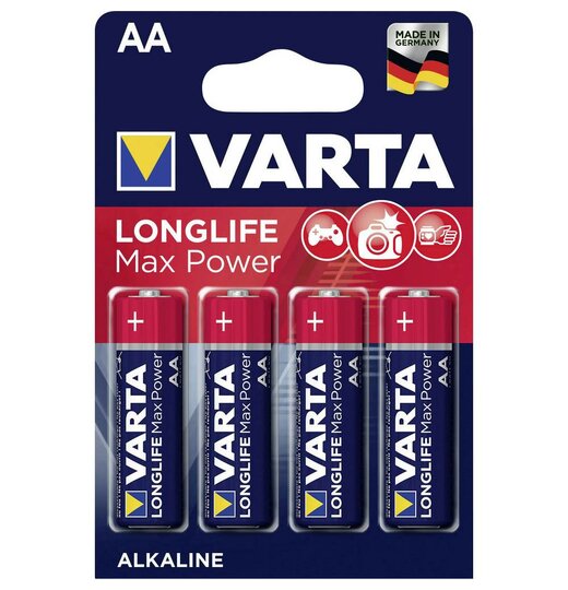 AA-Batterien, Alkaline, 1,5V , 4er-Pack