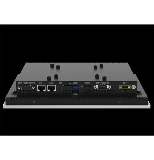 RPC-DCS101R2B: 10,1 Zoll ARM basiertes industrielles Web Panel HMI mit PCAP Multi-Touch | 4GB RAM & 32GB eMMC | 1280x800 | 350 cd/m² | 12V DC-In