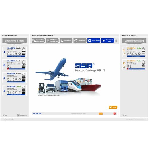 MSR175 Transport-Datenlogger Schock, Temperatur - Longlife #1