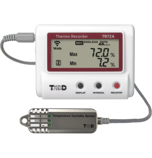 TR72A2-S WLAN Datenlogger fr Temperatur und Luftfeuchte