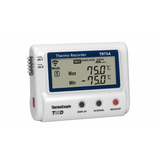 TR75A2 WLAN Datenlogger Thermoelement Temperaturmessung