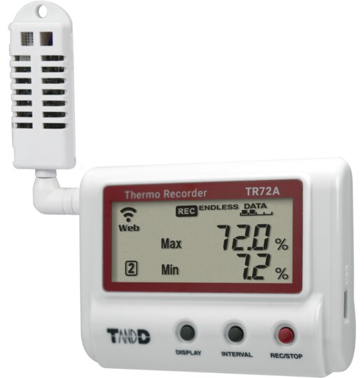 TR72A2 WLAN Datenlogger fr Temperatur und Luftfeuchte