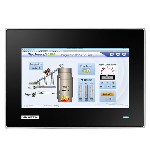 TPC-307W-PE20A: 7 Zoll Touch Panel PC, lfterlos -mit Intel Atom X6211E 1,3GHz Dual-core Prozessor