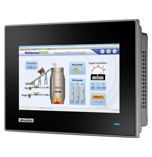 TPC-307W-PE20A: 7 Zoll Touch Panel PC, lfterlos -mit Intel Atom X6211E 1,3GHz Dual-core Prozessor